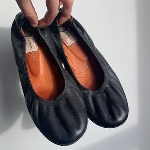 Lanvin Black Ballet Flats